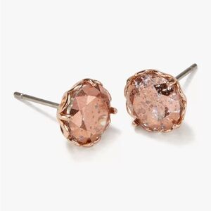 Kate Spade Glittering Pink Stud Earrings